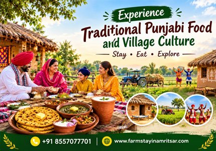Farm Stay in Amritsar: Enjoy Traditional Punjabi Food and Village Culture